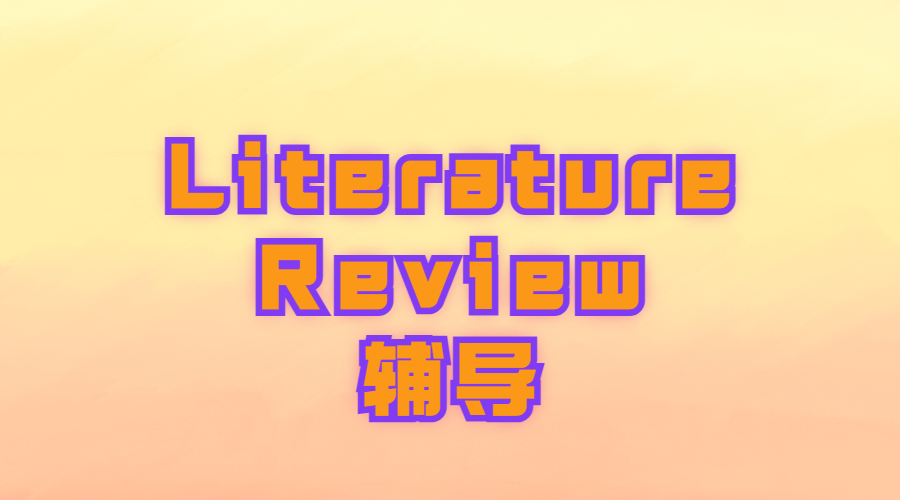 Literature Review辅导