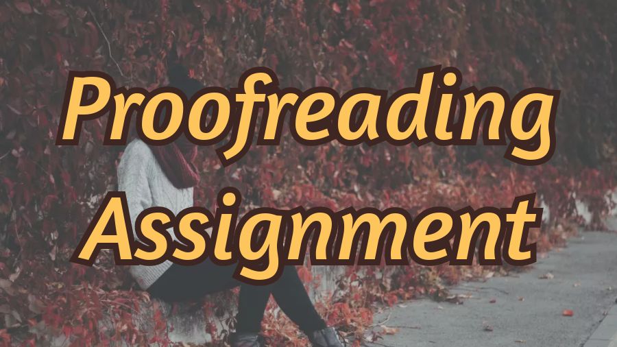 ​为什么需要Proofreading留学生作业？