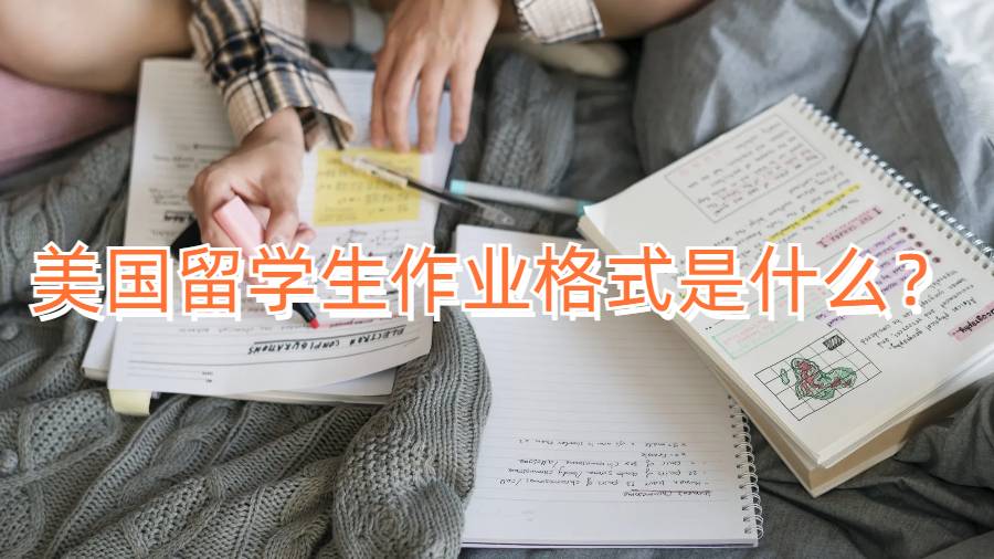 美国留学生作业格式是什么？