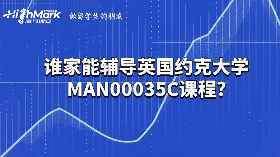 谁家能辅导英国约克大学MAN00035C课程?