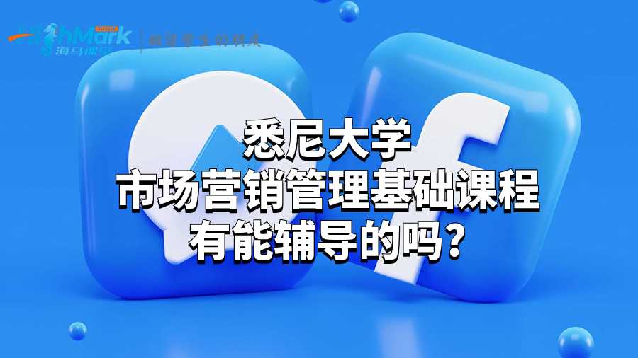 悉尼大学市场营销管理基础课程有能辅导的吗?