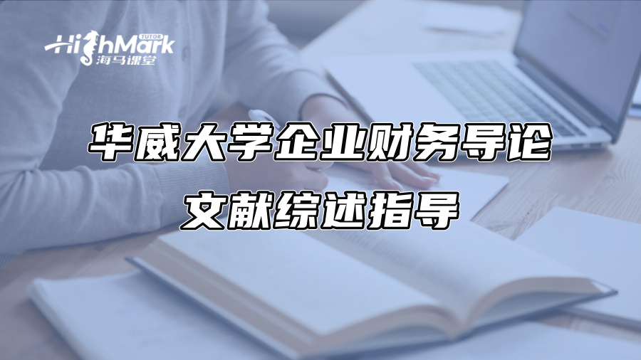 华威大学企业财务导论文献综述指导