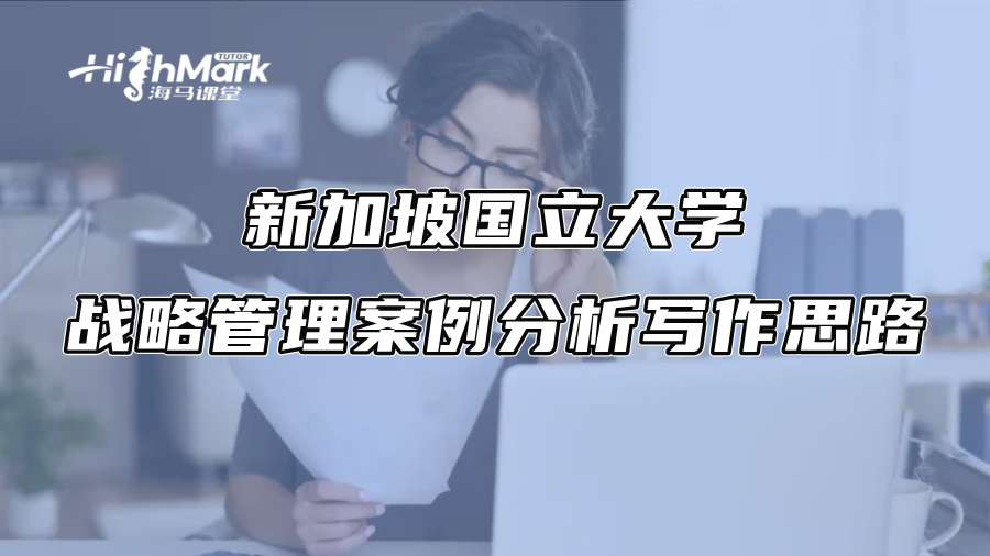 新加坡国立大学战略管理案例分析写作思路