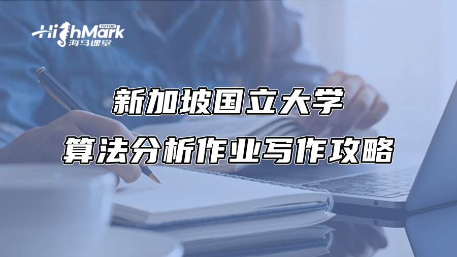 新加坡国立大学算法分析作业写作攻略