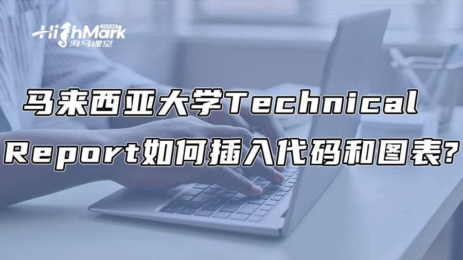 马来西亚大学Technical Report如何插入代码和图表?
